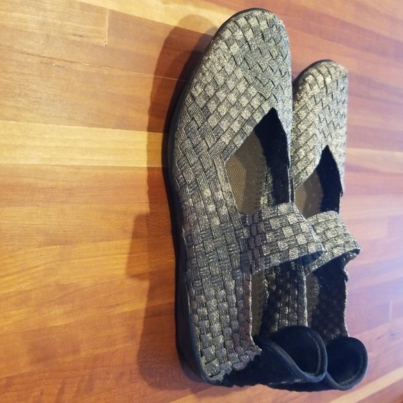 Bernie Mev size 37 gold shoes - Picture 2 of 4